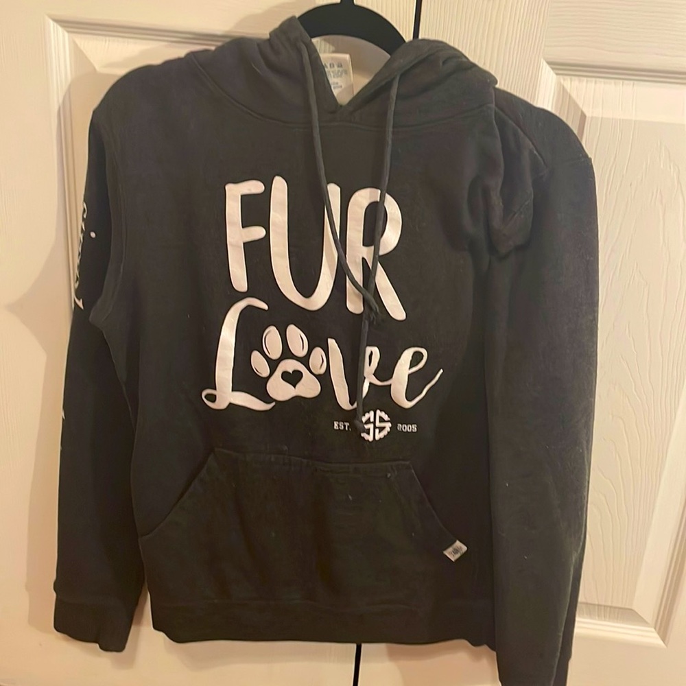 Womens Simply Southern dog Hoodie